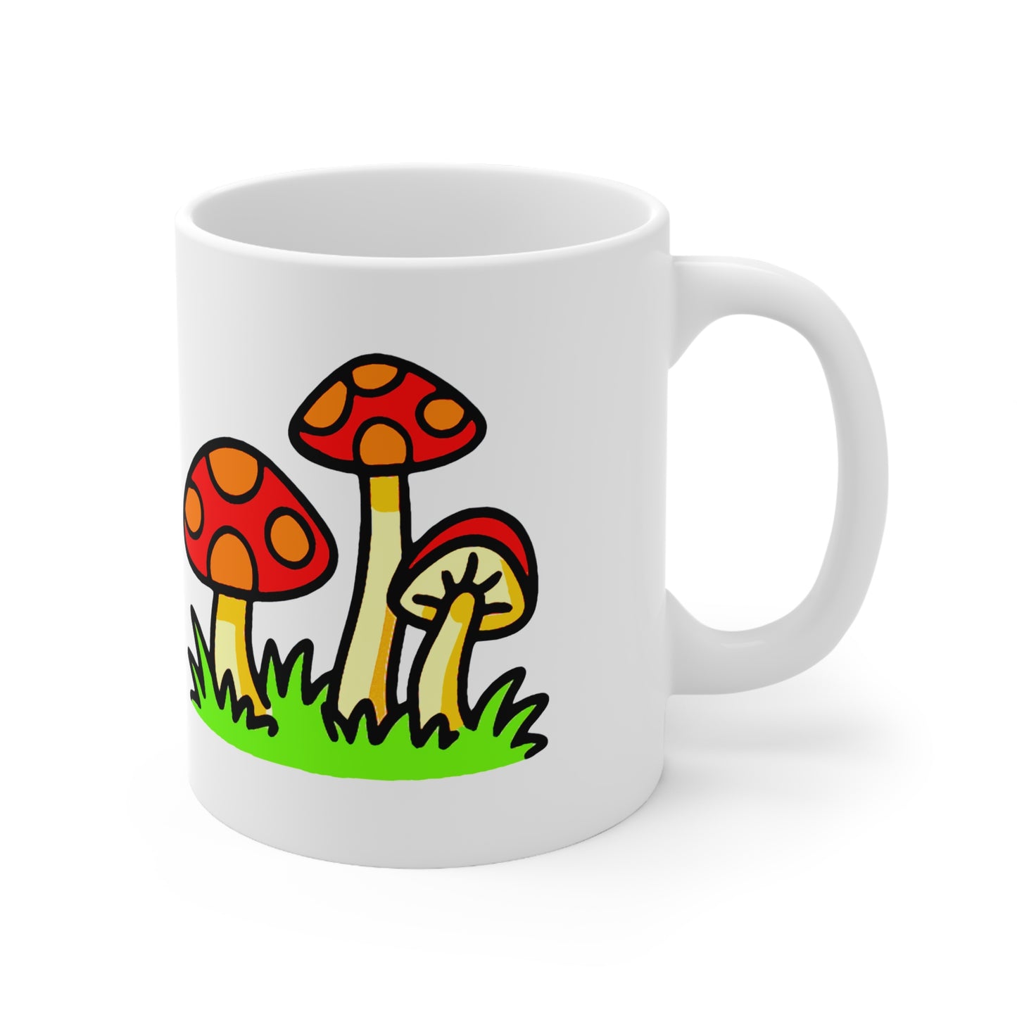 Whimsical Mushroom Coffee Mug - Nature Lover Gift