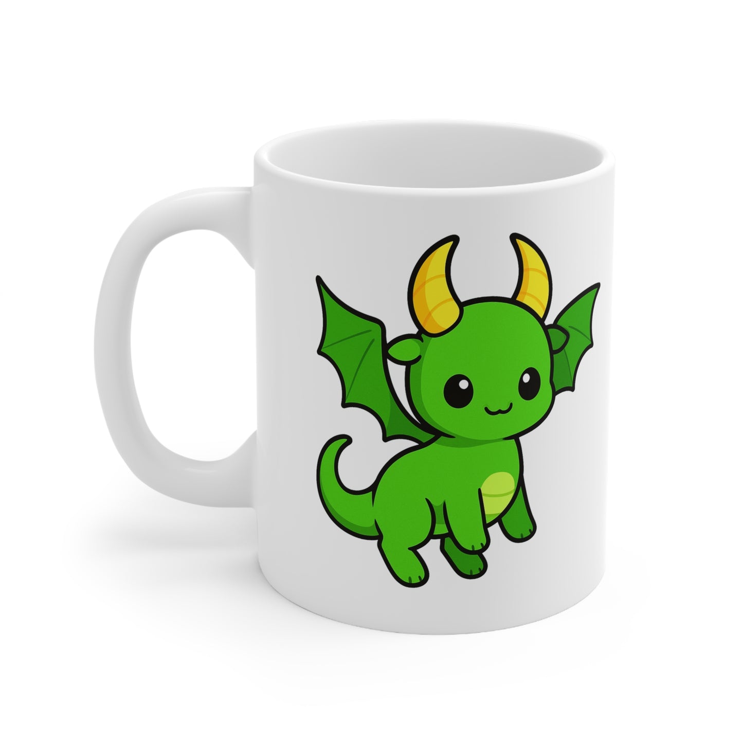 Lucky Dragon Ceramic Coffee Mug - Fun Gift for Fantasy Lovers
