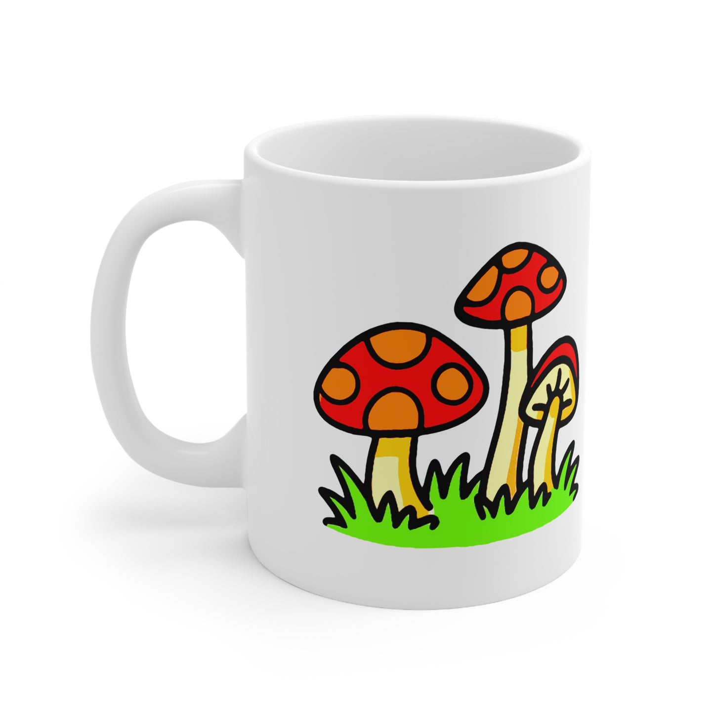 Whimsical Mushroom Coffee Mug - Nature Lover Gift