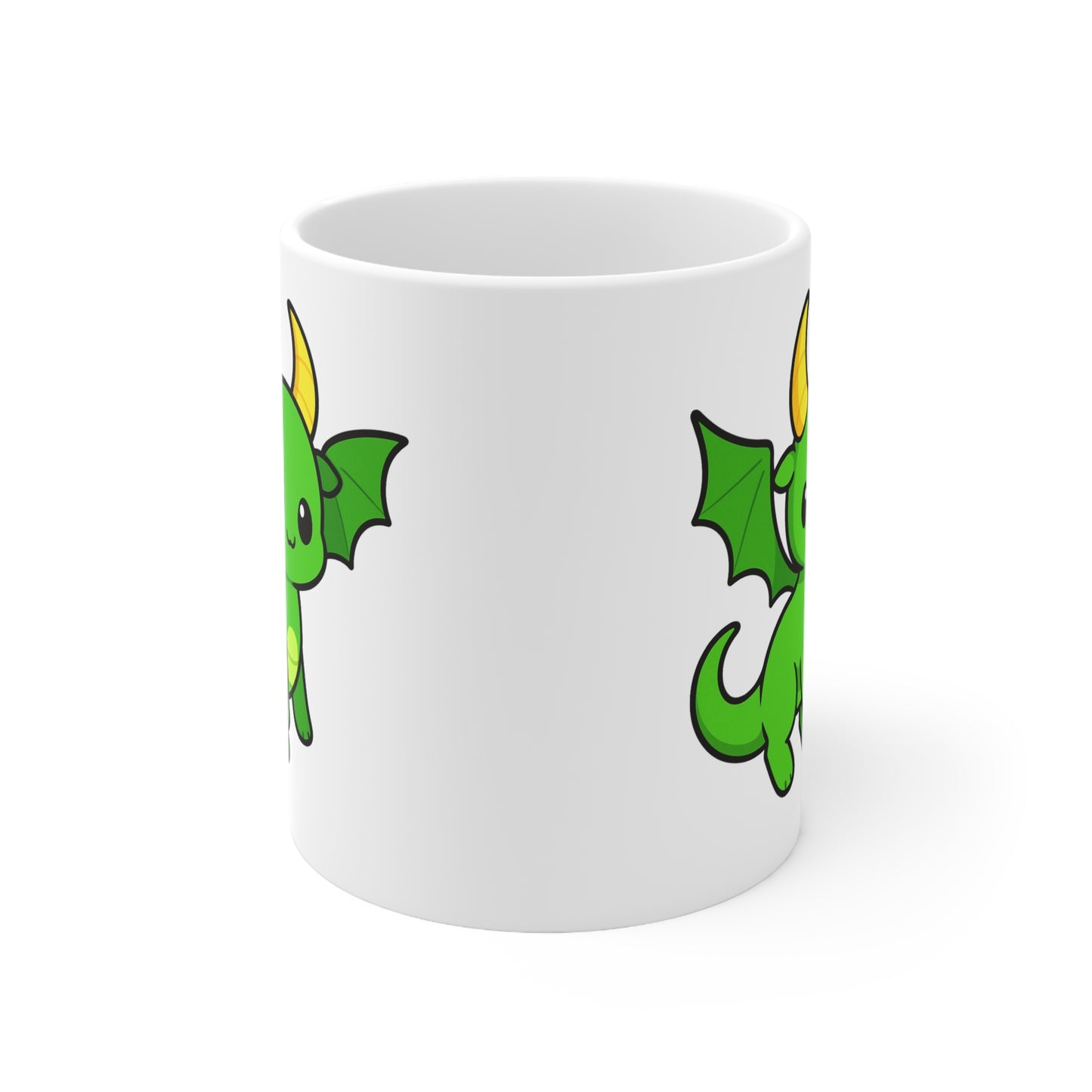 Lucky Dragon Ceramic Coffee Mug - Fun Gift for Fantasy Lovers