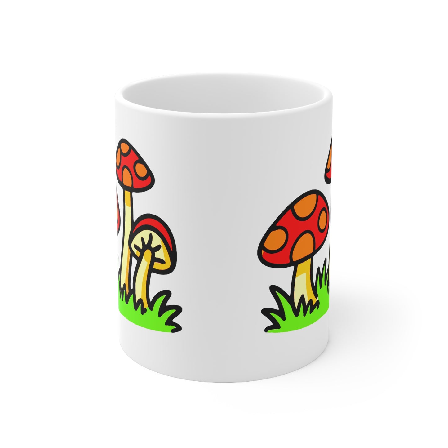 Whimsical Mushroom Coffee Mug - Nature Lover Gift