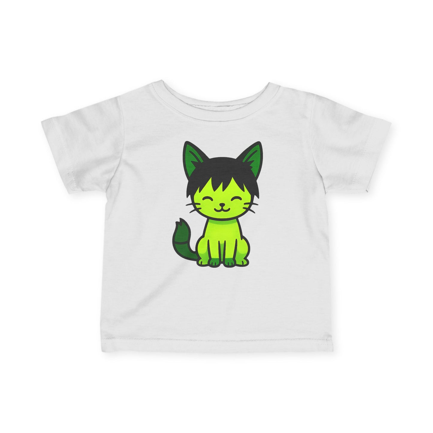 Kawaii - Green Cat